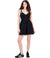 Self Esteem Women's Black Eyelet Corset Mini Dress | Self Esteem In Lebanon