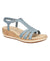 Easy Street Women's Light Blue Dorinda Wedge Sandals | Easy Street in Lebanon