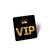 Bsb Black VIP Stand-Up Greeting Cards, 10 x 10 cm | Bsb In Lebanon