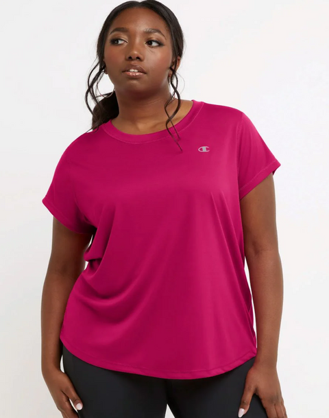 Champion Women's Fuchsia T-Shirt ABF879 shr