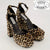 Steve Madden Women's Leopard Velvet Londyn Heels | Steve Madden In Lebanon