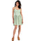 Tinseltown Women's Green V-Waist Mini Dress | Tinseltown In Lebanon