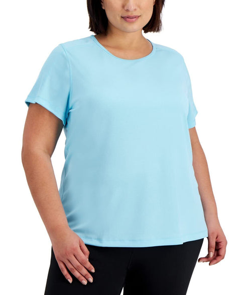 ID Ideology Women's Light Blue T-Shirt ABF906 shr