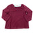 Cat & Jack Girl's Burgundy Crew Neck Long Sleeve T-Shirt | Cat & Jack In Lebanon