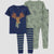 Carter's Just One You Boy's Olive/Navy Long Sleeve 4pc Pajama Set | Carter's Just One You In Lebanon
