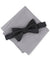 Alfani Men's Black Pre Tied Gahln Check Bow Tie and Shimmer Pocket Square Set | Alfani In Lebanon