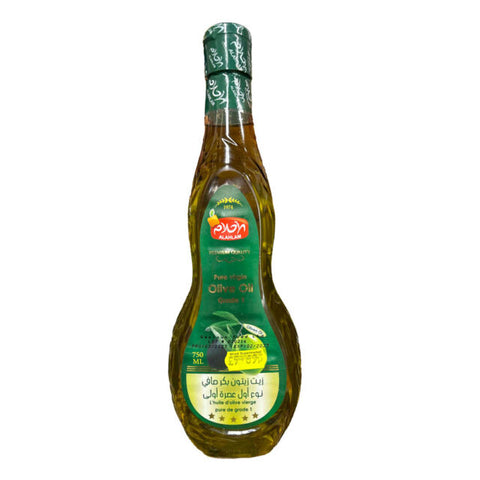 Al Ahlam Pure Virgin Olive Oil Grade 1   750ml