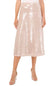 Vince Camuto Women's Gold Metallic Bias Cut A Sequinned Midi Skirt | Vince Camuto In Lebanon