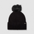 Steve Madden Women’s Black Solid Beanie With Faux Fur Pom| Steve Madden in Lebanon