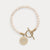 Lauren Ralph Lauren Women's White Gold-Tone Logo Charm & Pearl Bracelet | Lauren Ralph Lauren In Lebanon