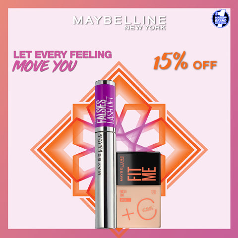 Maybelline New York Let Every Feeling Move You 15% OFF