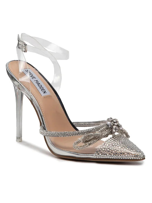 Steve Madden Women's Clear Synthetic Valance Heels | Steve Madden In Lebanon