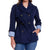 Weatherproof Women's Navy Short Trench Coat