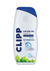 CLIPP shower gel bottle with blue cap on a white background