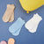 Sinsay Unisex Baby Multicolor 3-Pack Plain Ankle Ribbed Socks