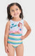 Ms. Rachel Girl's Multicolor Dream wave Toddle Cutout Bow Swimsuit | Ms. Rachel In Lebanon
