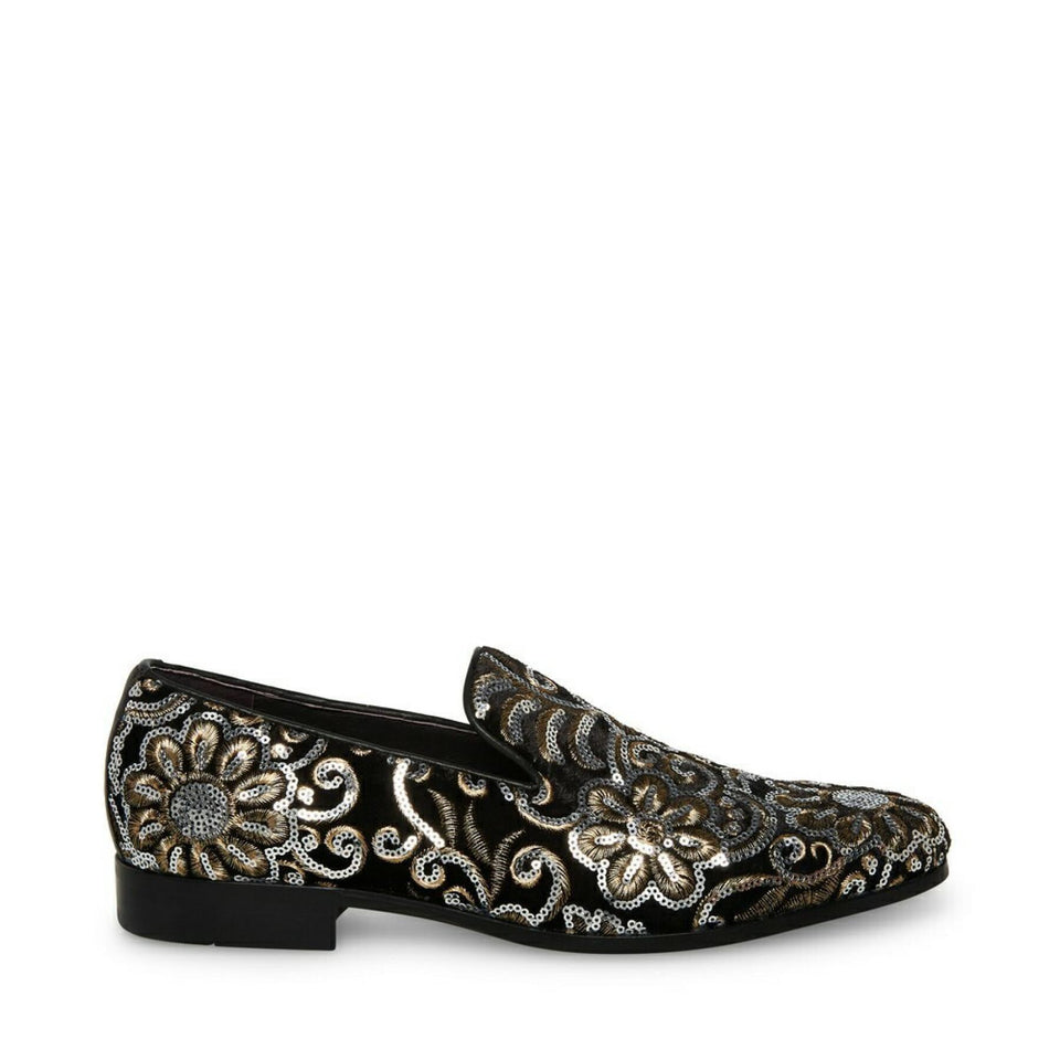 Steve Madden Men's Black Moccasins Parigi Casual Shoes | Steve Madden In Lebanon