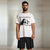 Sinsay Men White Printed T-Shirt & Short Set