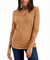 Aveto Women's Camel V-Neck Long-Sleeved Top Blouse | Aveto In Lebanon