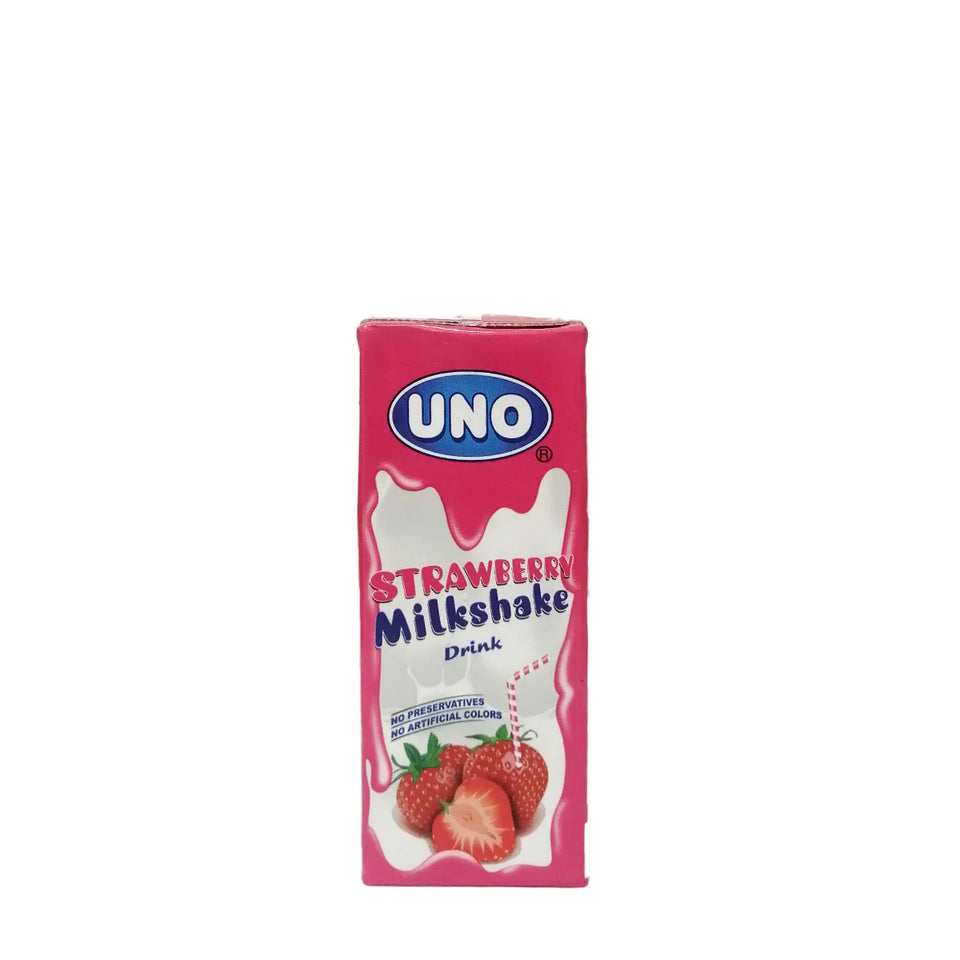 Uno Strawberry Milkshake Drink 180ml