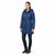 Zeroxposur Women's Navy Blue Front-Zipper Puffer Coat