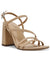 Wild Pair Women's Beige Vinii Strappy Heeled Sandal | Wild Pair In Lebanon