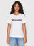 Wrangler Women's White Logo Printed T-Shirt | Wrangler In Lebanon