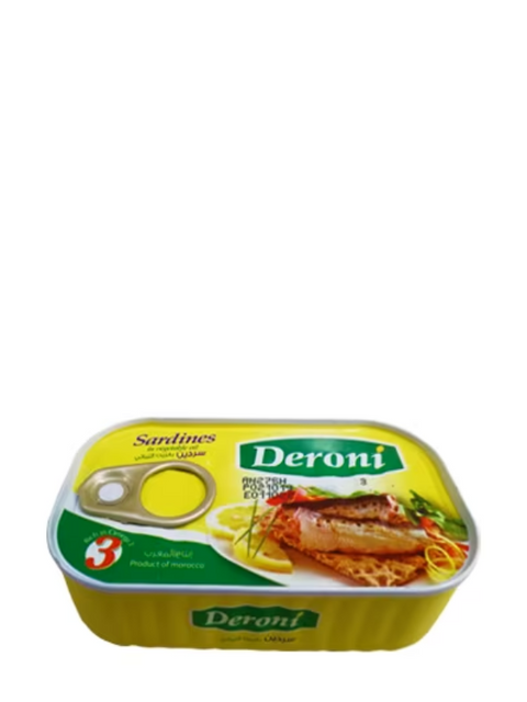 Deroni Sardines in Vegetable Oil 125g