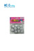Craft Material Pom With Glitter 16AR168 Silver
