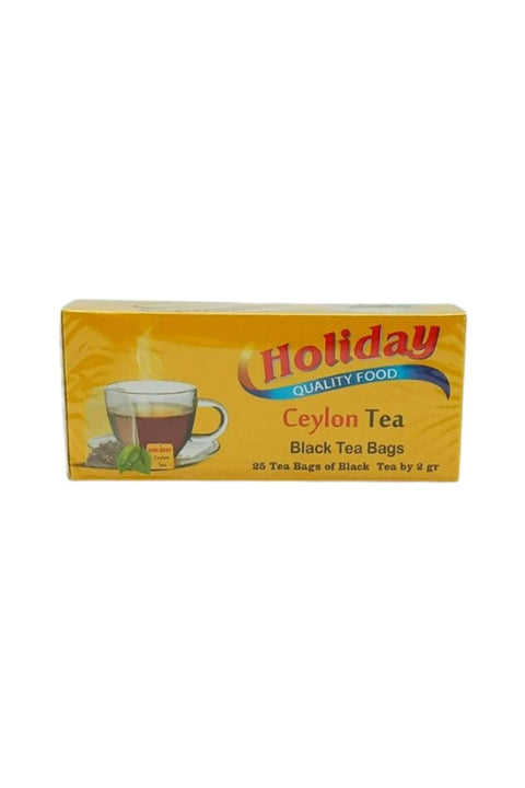 Holiday Ceylon Tea 25 Black Tea Bags 50gr