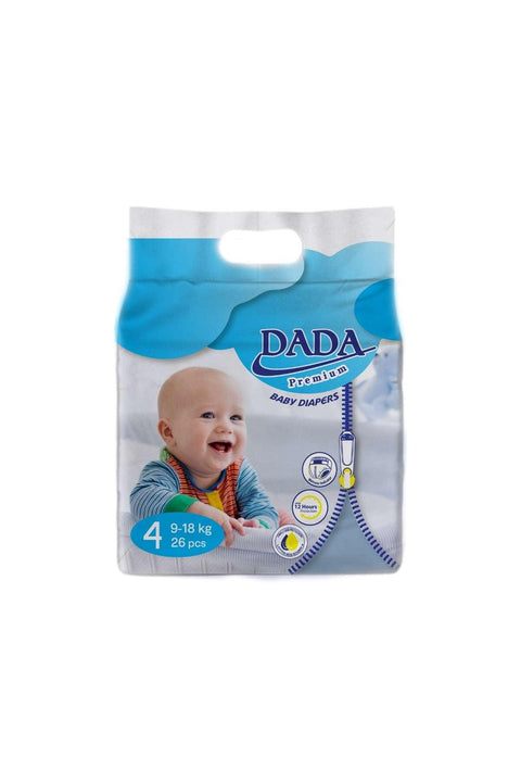 Dada Premium Baby Diapers Size 4  9-18Kg  (26 pcs)