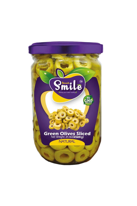 Minnesota Smile Sliced Green olives 600g