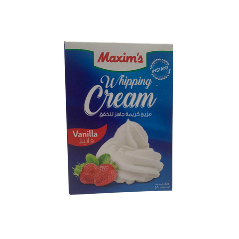 Maxim's Whipping Cream Vanilla 80g