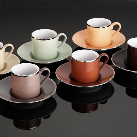 SD Home Multicolor Coffee Cup Set (6 Pieces) 710KTP1207