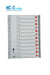 KN Dividers Natural Grey Jan-December T1012