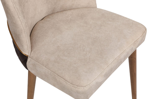 SD Home Cream Walnut Chair Set (2 Pieces) 974NMB1205