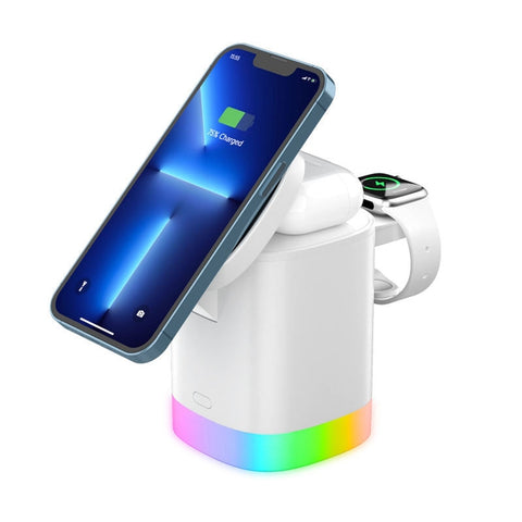 SD 3 in 1 Cube Wireless Charger Foldable Magnetic