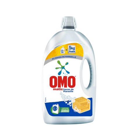 OMO Matic Liquid Detergent Savon De Marseille 2.5L