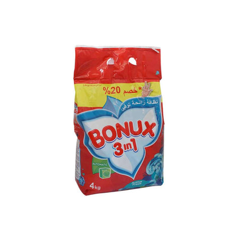 Bonux 3in1 Automatic Powder Cleaner Active Fresh 4kg