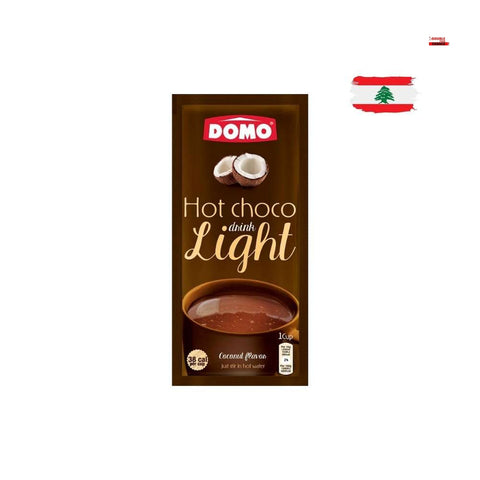 Domo Hot Choco Light Drink Coconut Flavor 10g
