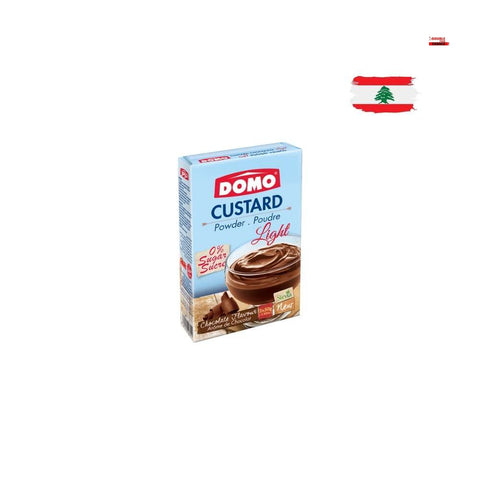 Domo Custard Powder Chocolate Flavour Light 2x50g