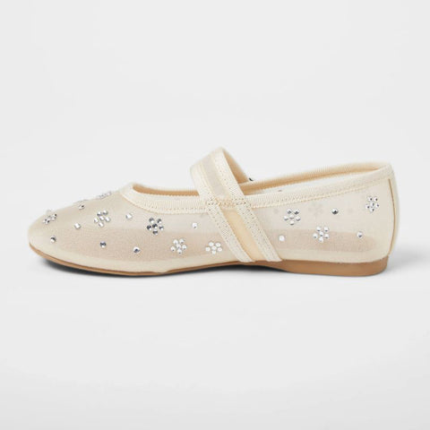 Art Class Girl's Ivory Quilla Mesh Ballet Flat | Art Class in Lebanon