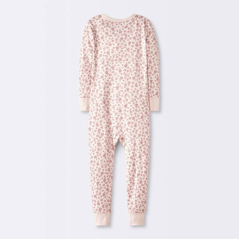 Cloud Island Girl's Pink Floral Smooth Jersey Snug Fit Overall | Cloud Island In Lebanon