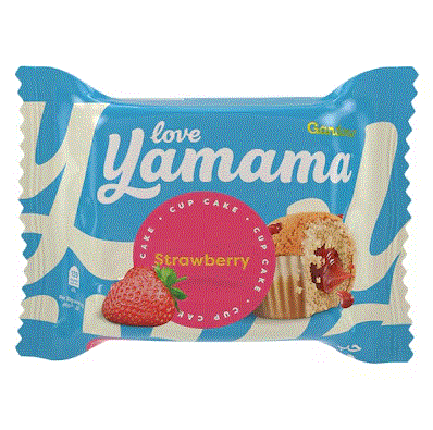Gandour YamamaVanillaCupcake With Strawberry 49.5g | Gandour In Lebanon