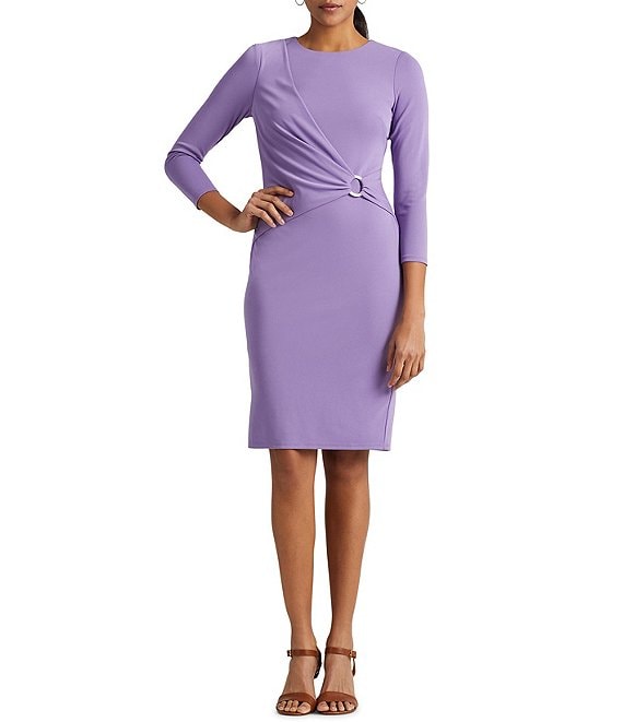 Lauren Ralph Lauren Women's Light Purple Dress ABF133