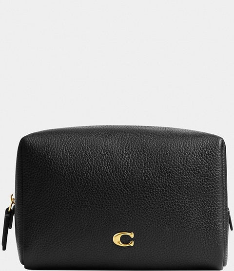 Coach Women's Black Essential Cosmetic Pouch |Coach in Lebanon