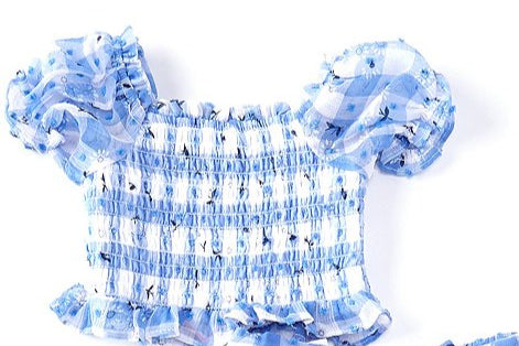 Rare Editions Baby Girl's  Blue Stylish Blouse | Rare Editions in Lebanon