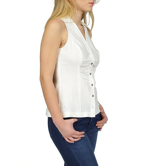 Michael Kors Women's Off White Sleevless Shirt | Michael Kors In Lebanon