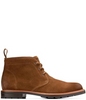 Cole Haan Men's Brown Suede Chamberlin Water Resistant Nubuck Chukka Boots