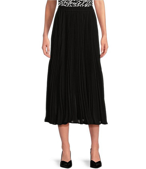 Michael Kors Women's Black Fully-Pleated Midi Skirt |Michael Kors In Lebanon